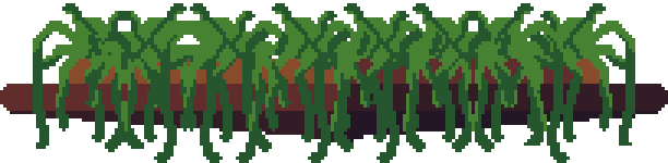 Pixel art plants