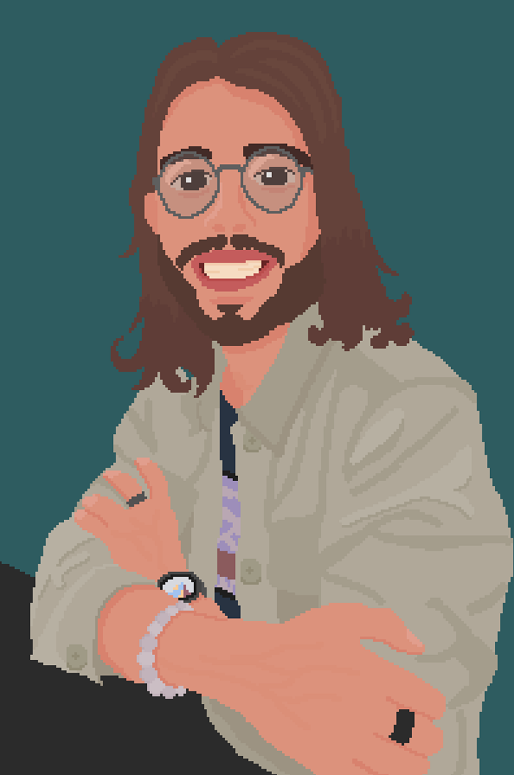 My Brother in Pixel Art